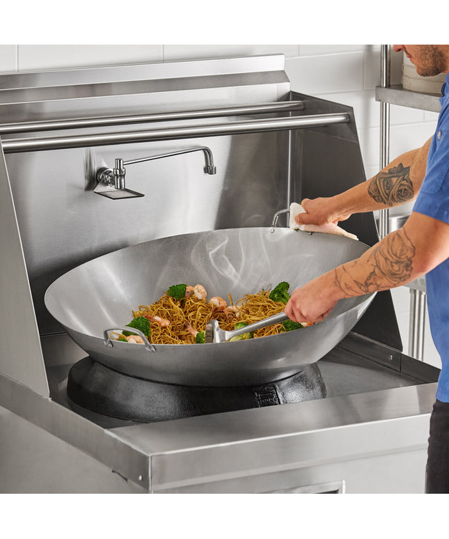 Chảo wok Quảng Đông thép carbon Emperor's Select 76,2 cm