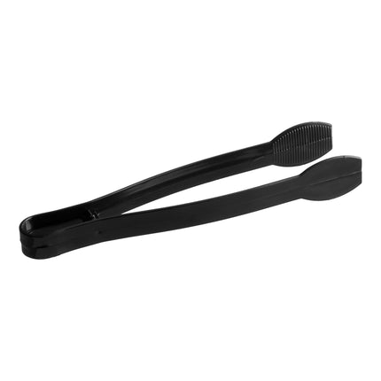 Kẹp gắp phẳng có gân polystyrene đen Visions 23 cm - Thùng 48 cái