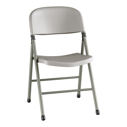 Ghế gấp nhựa đúc màu xám khung than Lancaster Table & Seating - Thùng 4 cái