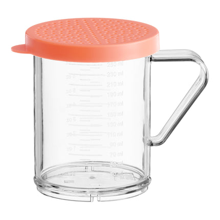 Lọ rắc nhựa polycarbonate nắp hồng Choice 296 ml cho bột xay vừa
