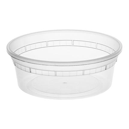 Hộp Đựng Thực Phẩm Nhựa Choice Heavy-Duty 8 oz Trong Mờ Dùng Được Lò Vi Sóng - Thùng 480 Cái