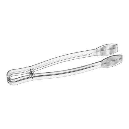 Kẹp gắp phẳng nhựa trong có gân Visions 23 cm - Thùng 48 cái