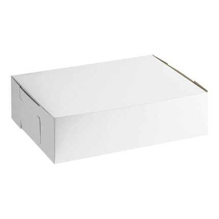 Hộp bánh 35,6 cm x 25,4 cm x 10,2 cm trắng tùy chỉnh - Gói 10 cái