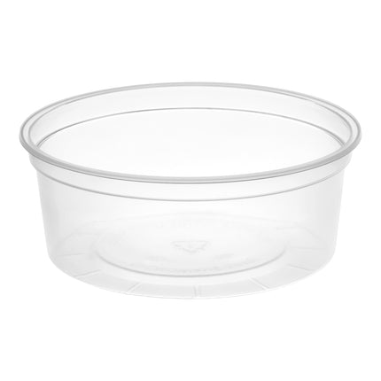 Choice Hộp Đựng Đồ Ăn Deli Tròn Trong Mờ Dùng Được Lò Vi Sóng In Tùy Chỉnh 8 oz - 500/Thùng