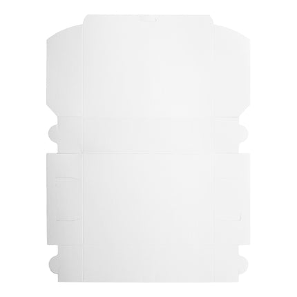 Hộp bánh 35,6 cm x 25,4 cm x 10,2 cm trắng tùy chỉnh - Gói 10 cái