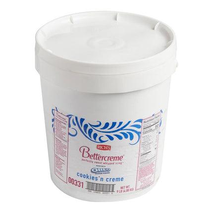 Kem phủ bánh vị bánh quy Oreo Rich's Bettercreme - Xô 4,1 kg
