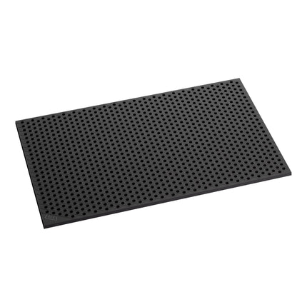 Thảm chống mỏi cao su đen Lavex 91 x 152 cm, họa tiết kim cương, dày 1,9 cm