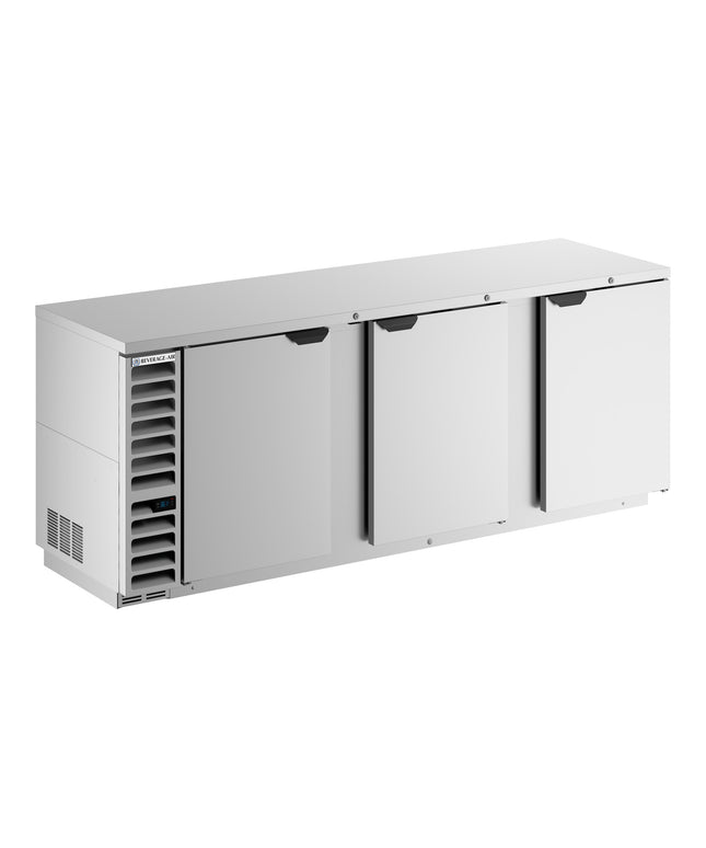 Tủ mát quầy bar cửa đặc chiều cao quầy thép không gỉ Beverage-Air BB94HC-1-S 241 cm