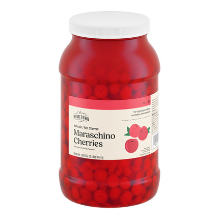 Cherry maraschino không cuống Hometown Provisions 3,8 lít - Thùng 4 chai