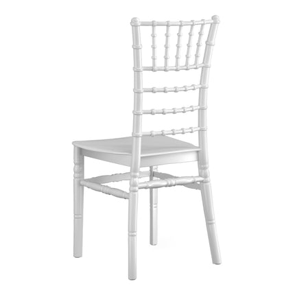Ghế tiệc Lancaster bàn & Seating trắng Resin ghế Chiavari