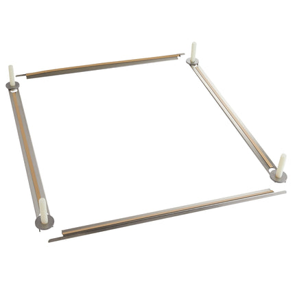 Máy làm đá viên xốp gầm quầy làm mát bằng gió Scotsman UN324AX-1A 61 cm với khay 80 lb và bộ chân đạt chuẩn ADA - 340 lb