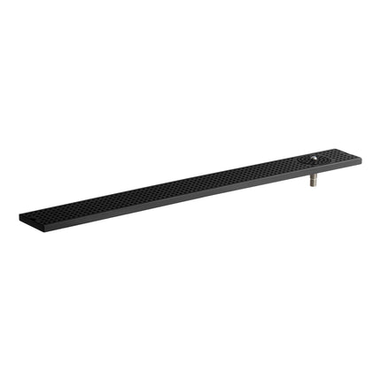 Khay hứng bia inox đen mờ gắn bề mặt Regency 114 x 13 cm có vòi rửa ly