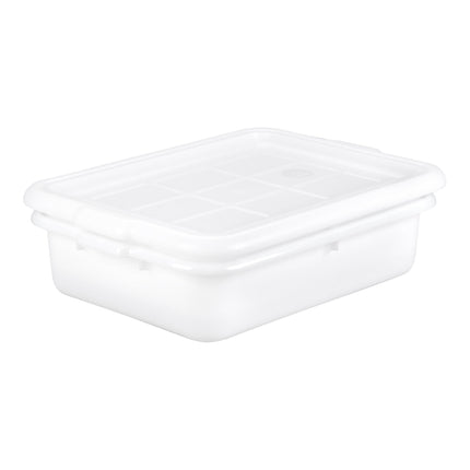 Bộ hộp đựng thực phẩm kèm khay thoát nước và nắp màu trắng TableCraft DBF55 54 x 40 x 12,7 cm - Bộ