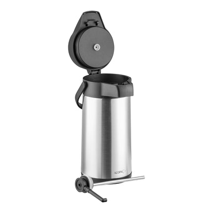 Bình ủ cà phê inox lót inox Acopa 2,5 lít nút bấm