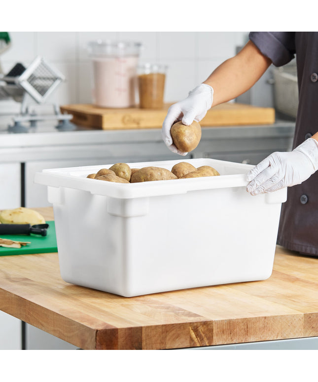 Hộp đựng thực phẩm nhựa polyethylene Choice 46 x 30 x 23 cm màu trắng