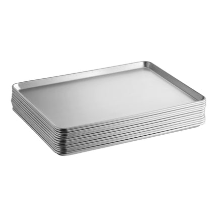 Khay nướng nhôm Baker's Lane full size loại dày viền lõi thép 16 gauge 46 x 66 cm - Thùng 12 cái