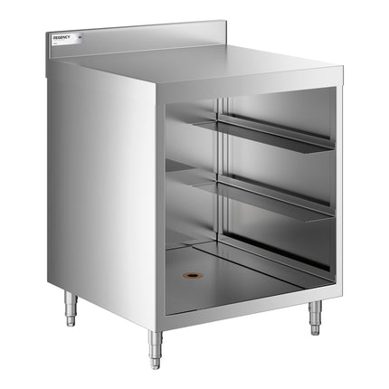 Tủ lưu trữ giá cốc mặt phẳng inox Regency 58 x 61 cm