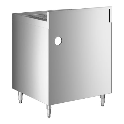 Tủ để giá ly quầy bar thép không gỉ mặt gợn sóng Regency 58 x 61 cm