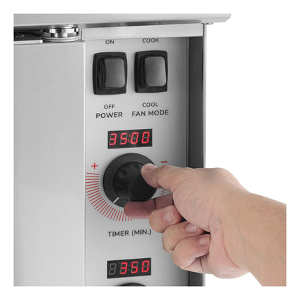 Lò nướng đối lưu điện Cooking Performance Group FECD-100-D một tầng cỡ đầy đủ - 240V, 1 pha, 11,9 kW