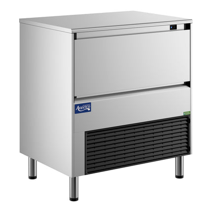 Máy làm đá viên nửa Avantco Ice Diamond EUC-H-340-A làm mát bằng gió đặt dưới quầy kèm khoang chứa 44,9 kg - 155,1 kg, 1