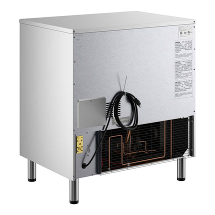 Máy làm đá viên nửa Avantco Ice Diamond EUC-H-340-A làm mát bằng gió đặt dưới quầy kèm khoang chứa 44,9 kg - 155,1 kg, 1