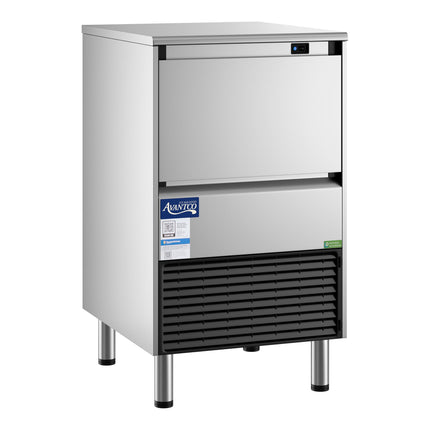 Máy làm đá viên đầy để gầm bàn Avantco Ice Diamond EUC-F-130-A giải nhiệt gió kèm thùng chứa 20 kg - 61 kg/ngày, 115V
