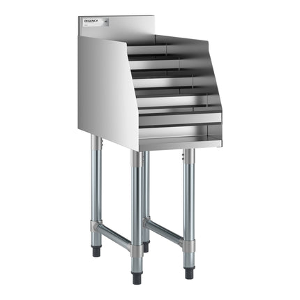 Kệ trưng bày rượu inox năm tầng Regency 30 cm - sâu 58 cm