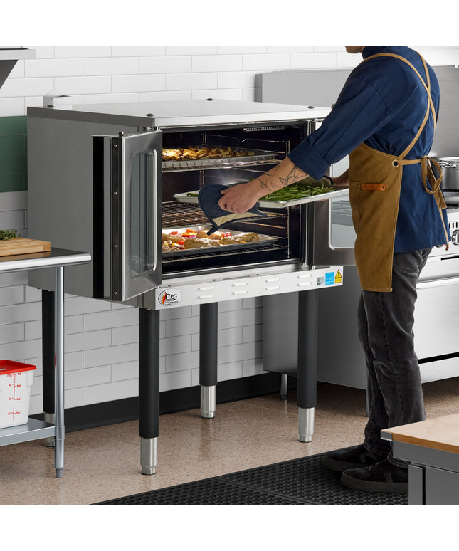 Lò nướng đối lưu điện Cooking Performance Group FECD-100-D một tầng cỡ đầy đủ - 240V, 1 pha, 11,9 kW