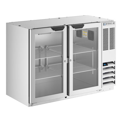 Tủ mát quầy bar cửa kính thép không gỉ Beverage-Air BB48HC-1-G-S 122 cm