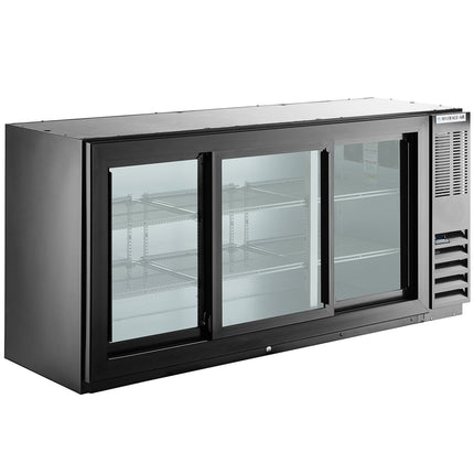 Tủ mát quầy bar cửa kính trượt màu đen Beverage-Air BB72HC-1-GS-B 183 cm