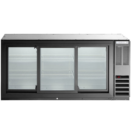 Tủ mát quầy bar cửa kính trượt màu đen Beverage-Air BB72HC-1-GS-B 183 cm