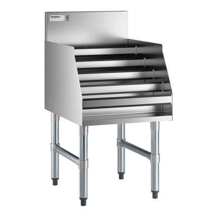 Giá trưng bày rượu thép không gỉ 5 tầng Regency 46 cm - sâu 58 cm