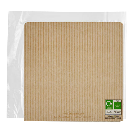 Hộp giấy đựng bánh mang đi ProAmpac HandRap có màng đục lỗ - Thùng 500 cái