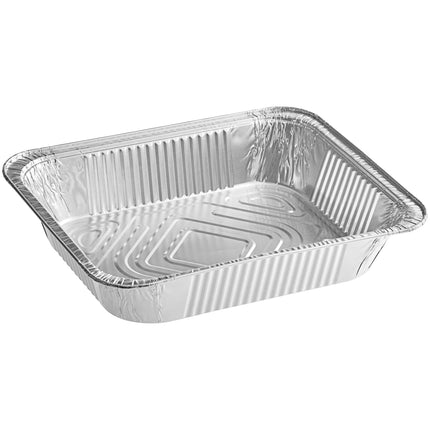 Khay hâm cách thủy giấy bạc khổ nửa loại nhẹ sâu 6,5 cm - Thùng 100 cái