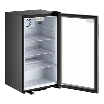 Tủ trưng bày làm lạnh để bàn Galaxy CRG-4 màu đen tùy chỉnh - 99 lít