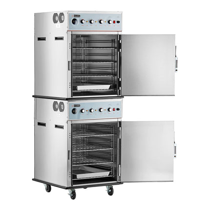 Lò nấu và giữ nóng kiêm xông khói xếp tầng Cooking Performance Group SlowPro CHSP2SMK có hộp xông khói - 208/240V, 2250/