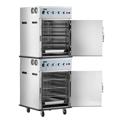 Lò nấu và giữ nóng Cooking Performance Group SlowPro CHSP2SM xếp chồng có chức năng hun khói - 208/240V, 2250/3000W