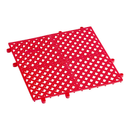 Thảm lót quầy bar cao su Choice 30 x 30 cm màu đỏ khớp nối - Thùng 12 cái