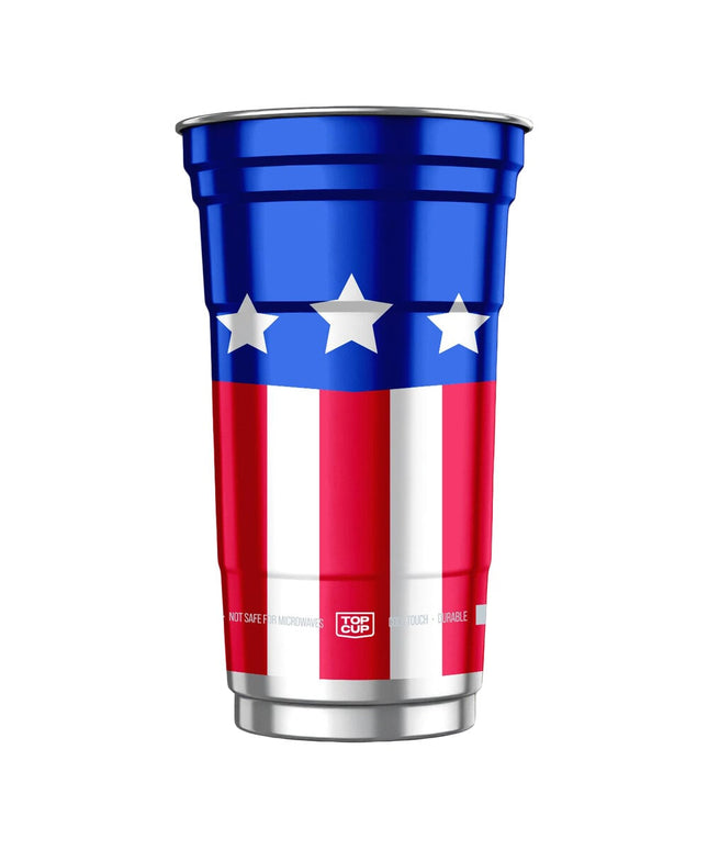 Ly nhôm Top Cup by Ball 355 ml họa tiết cờ Mỹ - Thùng 450 cái