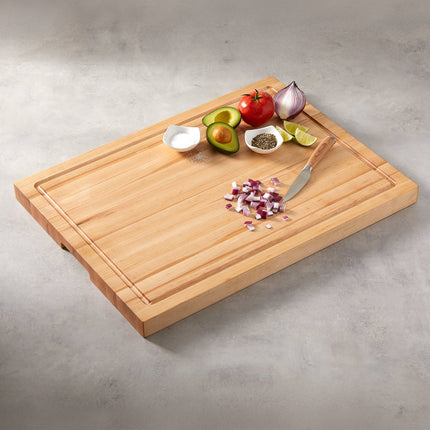 Thớt gỗ phong vân cạnh American Metalcraft Lyselle 61 x 46 x 3,8 cm LCB24