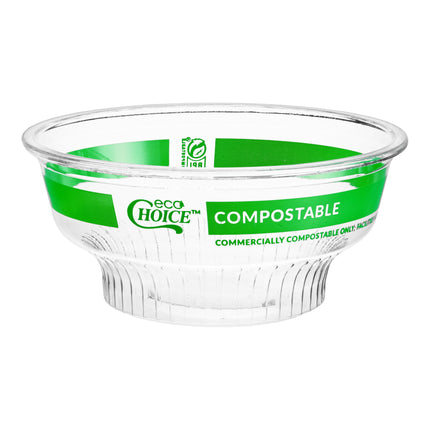 Ly tráng miệng nhựa PLA trong suốt phân hủy sinh học EcoChoice 148 ml - Gói 50 cái