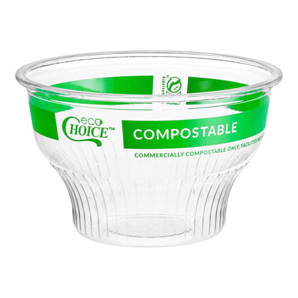Ly tráng miệng PLA phân hủy EcoChoice 237 ml trong suốt - Thùng 500 cái