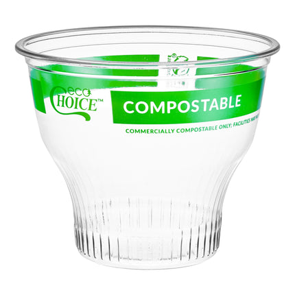 Ly tráng miệng nhựa PLA phân hủy trong suốt EcoChoice 355 ml - Thùng 500 cái