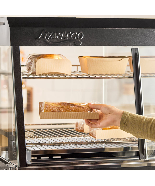 Hộp đựng bánh mì dài nóng mang đi ProAmpac HandRap giấy có màng đục lỗ - Thùng 500 cái