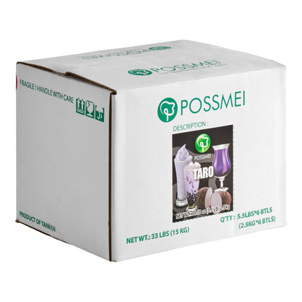 Siro trà sữa Possmei Taro Concentrated Syrup 1,9 lít - Thùng 6 cái