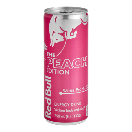 Nước tăng lực Red Bull vị đào trắng lon 248 ml - Thùng 24 lon