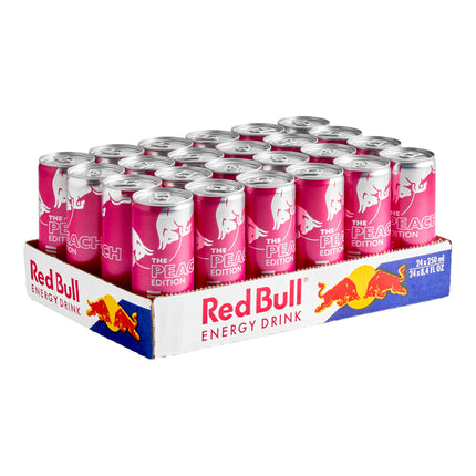 Nước tăng lực Red Bull vị đào trắng lon 248 ml - Thùng 24 lon