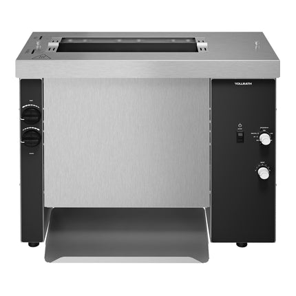 Máy nướng bánh mì băng tải tiếp xúc dọc Vollrath VCBT4-208 điều tốc, có khay giữ ấm - 208V, 3300W