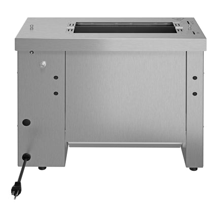 Máy nướng bánh mì băng tải tiếp xúc dọc Vollrath VCBT4-208 điều tốc, có khay giữ ấm - 208V, 3300W
