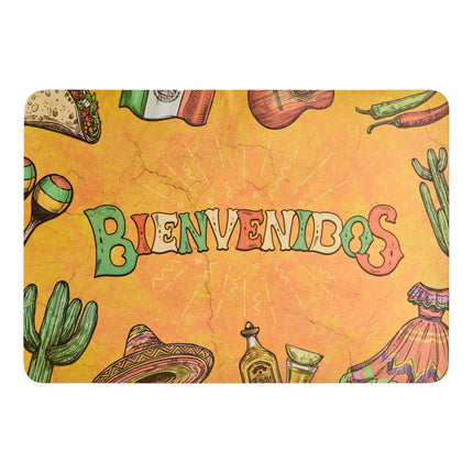 Tấm lót bàn ăn giấy chủ đề Mexico Choice 25,4 x 35,6 cm - Thùng 1.000 cái